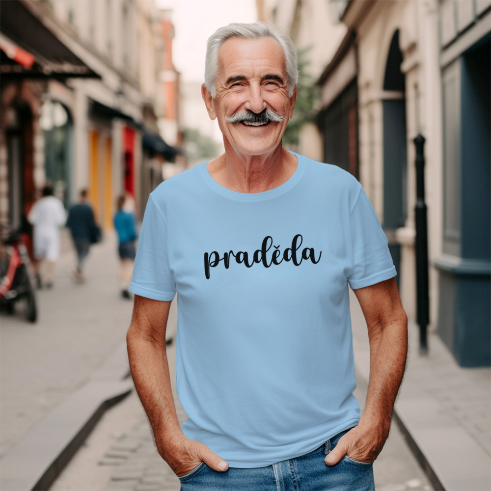 Tričko s potiskem Tričko praděda